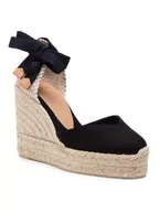 Espadryle damskie - Castañer Espadryle Chiara/8ED/001 020992-100 Czarny - miniaturka - grafika 1