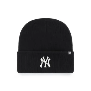 Czapka - Beanie - Haymaker - NY Yankees Logo - czarna - Czapki narciarskie - miniaturka - grafika 1