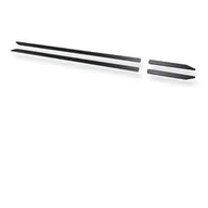 Akcesoria motoryzacyjne - Listwy boczne do Kia Picanto III od 2017 Hatchback 5-drzwiowy - Typ W - Czarny - miniaturka - grafika 1