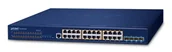 Switche - PLANET Layer 3 24-Port 10/100/1000T Zarządzany L3 Gigabit Ethernet - miniaturka - grafika 1