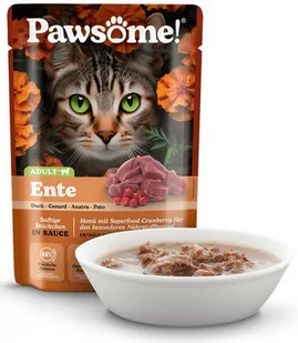 Pawsome Adult Ente - kaczka saszetka 85g - Mokra karma dla kotów - miniaturka - grafika 2