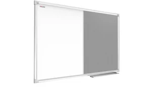 Tablica magnetyczna filcowa, szara, 60x40cm, COMBI - Tablice i flipcharty - miniaturka - grafika 1
