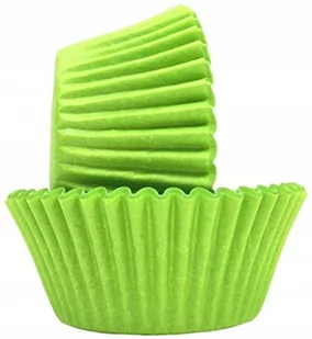 Foremki Papilotki 50X25 Mm Zielony Lemon 100 Szt - Dodatki do ciast w proszku - miniaturka - grafika 1