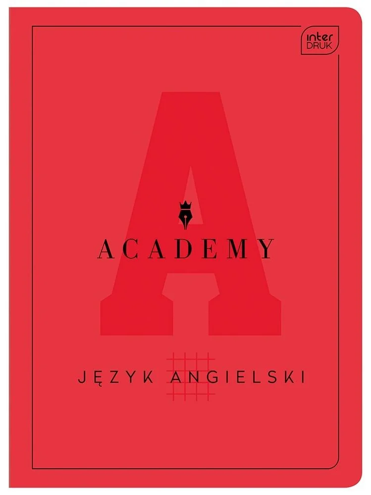 Zeszyt A5/60K Kratka Academy J. Angielski (10szt) - INTERDRUK