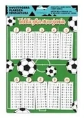Podręczniki dla szkół podstawowych - Plansza edukacyjna A4 tabliczka mnożenia piłka - miniaturka - grafika 1