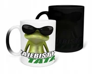 Kubki - KUBEK MAGICZNY Z NADRUKIEM-PREZENT DZIEŃ TATY RÓŻNE WZORY DO WYBORU+IMIĘ - miniaturka - grafika 1