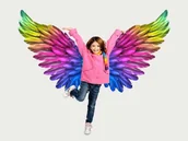 Pomoce naukowe - Naklejka ścienna: Skrzydła - miniaturka - grafika 1