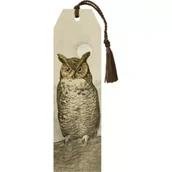 Zakładki do książek - Zakładka 141 ze wstążką Sowa - miniaturka - grafika 1