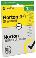 Programy antywirusowe - Norton 360 Standard + Norton Utilities Ultimate PL 1 - desktop - licencja na rok - miniaturka - grafika 1