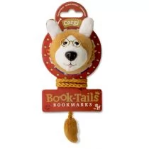 IF Book-Tails Pies Corgi pluszowa zakładka do książki - Zakładki do książek - miniaturka - grafika 1