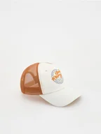 Czapki damskie - Reserved - Czapka z daszkiem - złamana biel - miniaturka - grafika 1