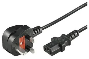 Microconnect PE090410 kabel zasilające Czarny 1 m Wtyczka zasilająca typu G C13 panel PE090410 - Kable komputerowe i do monitorów - miniaturka - grafika 1