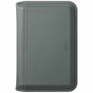 Portfele - Magnetyczny portfel Rfid Uniq Lyden Ds stojak na telefon zielony - miniaturka - grafika 1