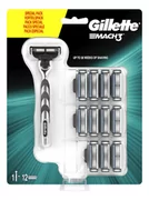 Gillette maszynka do golenia męska Mach3 + 11 głowic