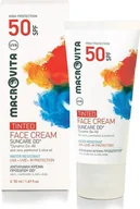 Balsamy i kremy do opalania - Macrovita Krem DD Do opalania twarzy SPF50 lekko barwiony WODOODPORNY 50ml - miniaturka - grafika 1
