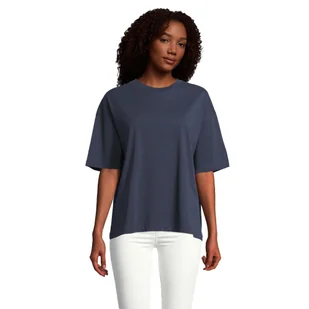 Koszulka Damska Boxy Oversized T-shirt - Koszulki sportowe damskie - miniaturka - grafika 1