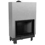 Wkłady kominkowe - Kominek Powietrzny Mbm 10 Kw Ø 200 Gilotyna Czarne Wyłożenie - miniaturka - grafika 1