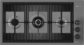 Płyty gazowe do zabudowy - Foster MILANELLO HOB 3G FM GUNMETA - miniaturka - grafika 1