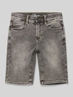 Spodnie i spodenki dla chłopców - Szorty jeansowe o kroju slim fit z mieszanki bawełny - miniaturka - grafika 1