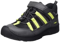 Buty dla chłopców - KEEN Hikeport 2 niskie wodoodporne buty turystyczne, czarne/wieczorne pierwiosnki, 10 UK dziecko - miniaturka - grafika 1