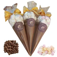 Kakao i czekolada - PREZENT NA MIKOŁAJA ŚWIĘTA ZESTAW DO GORĄCEJ CZEKOLADY Z PIANKAMI UPOMINEK - miniaturka - grafika 1