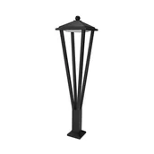 Lampy ogrodowe - Lampa zewnętrzna słupek ogrodowy LED 12W Bons OFL-22474-L-BK Italux - miniaturka - grafika 1
