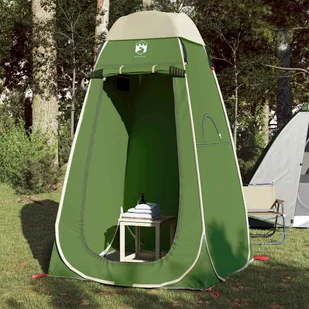 The Living Store Namiot przebieralnia typu pop-up - zielony - wodoszczelny - Namiot Prysznicowy - Namioty i tipi dla dzieci - miniaturka - grafika 1