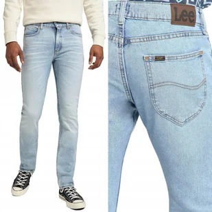 Lee LEGENDARY SLIM Union Bright DOPASOWANY KRÓJ PROSTE NOGAWKI W32 L32 - Spodnie męskie - miniaturka - grafika 1