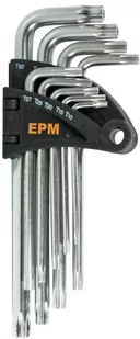 EPM PROFESSIONAL KOMPLET KLUCZY TORX TYP L T10-T50 9SZT DŁUGIE E-400-2670 [6682467] - Klucze i nasadki - miniaturka - grafika 1