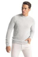 Bluzy męskie - DeFacto Męska bluza, szary, XXL - miniaturka - grafika 1