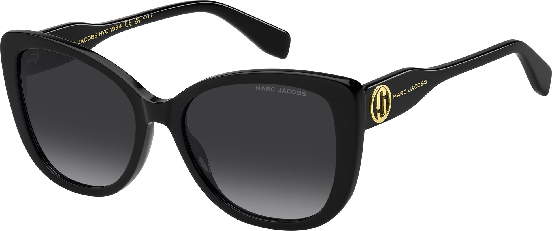 Marc Jacobs MARC 815/S BLACK/GREY SHADED 55/17/140 Damskie okulary przeciwsłoneczne Okulary przeciwsłoneczne