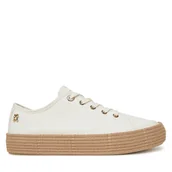 Espadryle damskie - Espadryle Tommy Hilfiger Vulc Espadrille Sneaker FW0FW08404 Biały - miniaturka - grafika 1