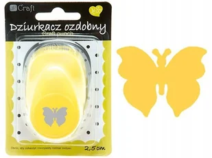 Dziurkacz ozdobny DPCRAFT 2,5cm Motyl 4 - Dziurkacze - miniaturka - grafika 1