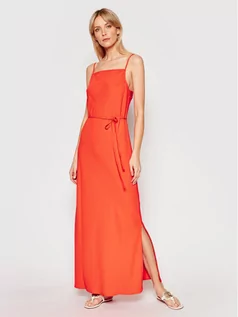 Sukienki - Calvin Klein Sukienka letnia Cami K20K201839 Pomarańczowy Regular Fit - grafika 1
