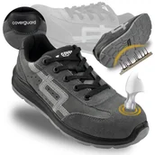 Obuwie robocze - BUTY ROBOCZE MĘSKIE PÓŁBUTY LEKKIE OCHRONNE Z NOSKIEM LETNIE SPORTOWE BHP - miniaturka - grafika 1