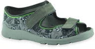 Buty dla chłopców - Chłopięce kapcie do szkoły sandały dziecięce Befado 969Y172 Max - miniaturka - grafika 1