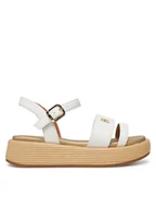 Espadryle damskie - Tommy Hilfiger Espadryle T3A2-33793-0326 S Biały - miniaturka - grafika 1