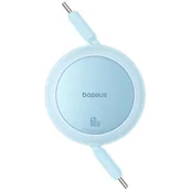 Kable USB - Kabel USB Baseus Free2Pull Mini USB-C do USB-C 60W, 1m (niebieski) - miniaturka - grafika 1