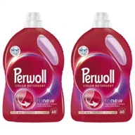 Środki do prania - Perwoll Płyn do prania tkanin kolorowych Color (120 prań) Zestaw 2 x 3 l - miniaturka - grafika 1