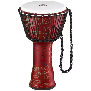 Meinl Percussion Percussion PADJ1-M-F African Djembe z tworzywa sztucznego, Travel Series, Rope Tuned, średnica 25,40 cm (10 cali) (Medium), pharao's script PADJ1-M-F - Instrumenty perkusyjne - miniaturka - grafika 3
