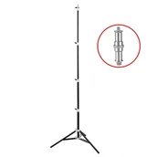 Statywy fotograficzne - Statyw studyjny oświetleniowy PENGUIN 230cm / głowica 16mm / gwint 1/4'' + 3/8'' - miniaturka - grafika 1