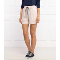 Spodenki damskie - Tommy Hilfiger Lniane szorty Regular Fit - miniaturka - grafika 1