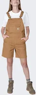Spodnie sportowe męskie - Krótkie Ogrodniczki Carhartt Rugged Canvas Brown - miniaturka - grafika 1