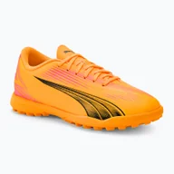 Piłka nożna - Buty piłkarskie dziecięce PUMA Ultra Play TT Jr sunset glow/puma black/sun stream WYSYŁKA W 24H 30 DNI NA ZWROT - miniaturka - grafika 1