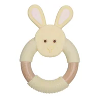 Śliniaki i fartuszki - TEDDYKOMPANIET, Diinglisar Gryzak silikonowy zajączek 10,5 cm - miniaturka - grafika 1