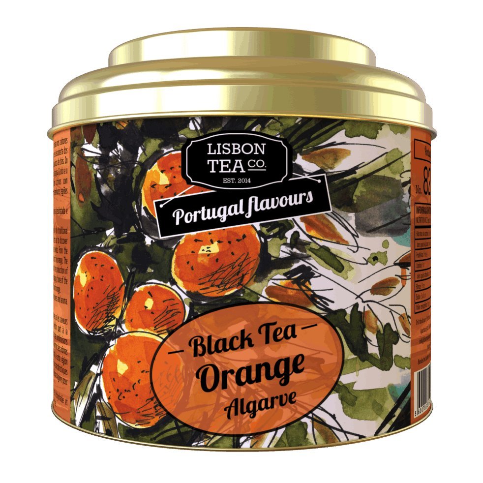 Herbata czarna z pomarańczą z Algarve 75g LISBON TEA CO.