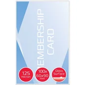 Folie do laminatora - Folia do laminacji wizytówek GBC 125 mic. 3743157 GBC - miniaturka - grafika 1