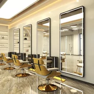 Meble fryzjerskie - Konsola konsoleta fryzjerska lustro LED 170x70 PRO - miniaturka - grafika 1