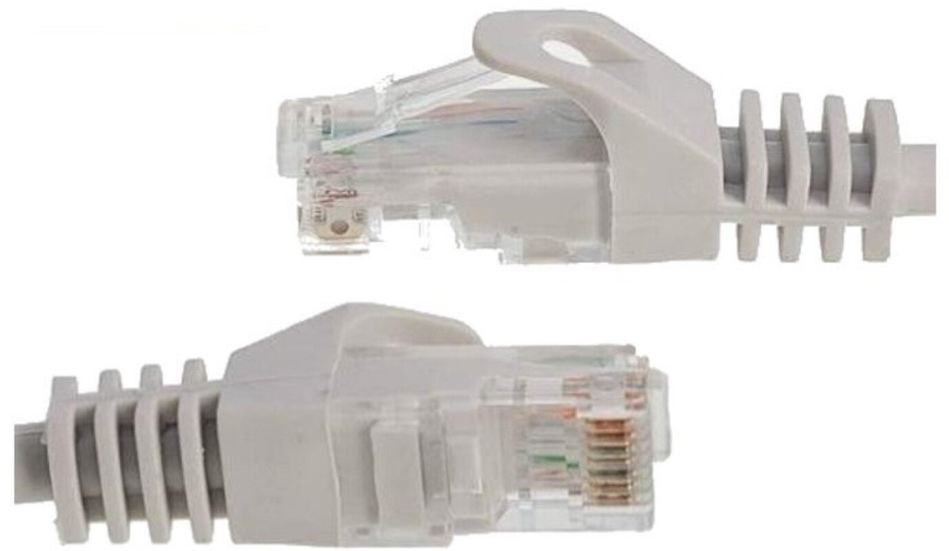 Kabel; patch cord; UTP; 8P8C; 2x wtyk RJ45; kat.5e; dł. 30m; szary; 5P41; RoHS