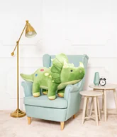 Maskotki i pluszaki - DUŻY WIELKI DINOZAUR ALEX PLUSZOWY PRZYTULANKA MIŚ MASKOTKA 120CM ZIELONY - miniaturka - grafika 1